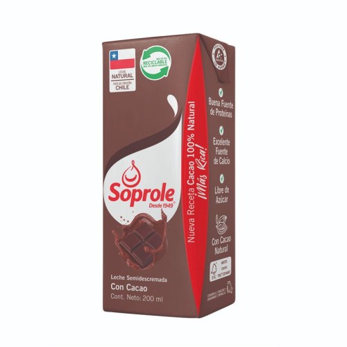 soprole leche con cacao